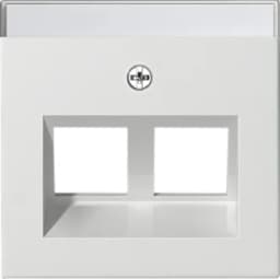 Накладка 30° для Modular Jack 2-м з надисом System 55 Gira 264003, білий глянсовий