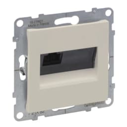 Розетка компьютерна 1-а RJ45 CAT6/UTP для серії SUNO Legrand 721252 слонова кістка