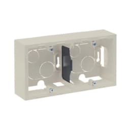 Коробка накладного монтажу 2 пости для серії SUNO Legrand 721295 слонова кістка