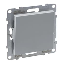 Перемикач 1-кл (пруж.клеми) 10А/250V для серії SUNO Legrand 721306 алюміній