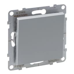 Перемикач хрестовий 1-кл (гвинт. клеми) 10А/250V для серії SUNO Legrand 721307 алюміній