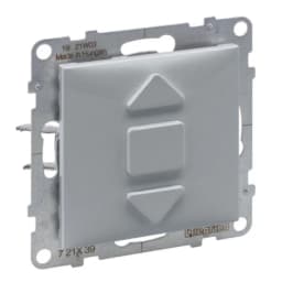 Вимикач жалюзі 3-позиційний 6A/250V для серії SUNO Legrand 721339 алюміній
