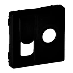 Лицьова панель розетки Tv+Rj 756832 Legrand Valena Life Black колір чорний матовий