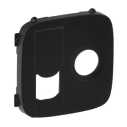 Накладка TV+Rj розетки Valena Allure 754838 антрацит