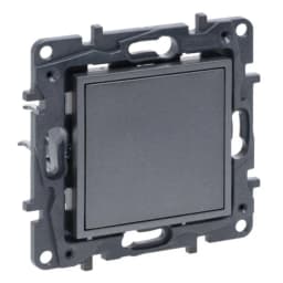 Заглушка Legrand NILOE STEP 863400 колір cталь