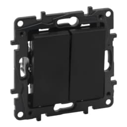 Перемикач 2-кл. для серії Niloe Step Legrand 863508 чорний