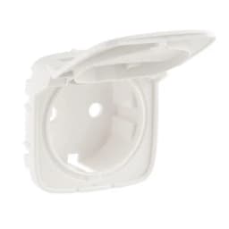 Накладка розетки 2К+З з кришкою Valena ALLURE 754849 перлина