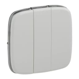 Клавіша 3-а для вимикача Valena Allure Legrand 755035 білий глянець