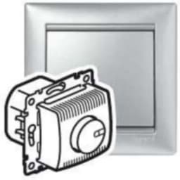 Димер (світлорегулятор) поворотний 100-1000W 770260 Legrand Valena, колір алюміній