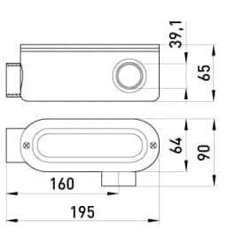 З'єднувач ревізійний Г-подібний e.industrial.pipe.db.revise.elbow.1-1/4" для труб 1-1/4" i0540004 E.NEXT