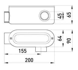 З'єднувач ревізійний Г-подібний e.industrial.pipe.db.revise.elbow.1-1/2" для труб 1-1/2" i0540005 E.NEXT