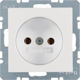 Розетка без з/к 16А/250В S.1 Berker 6167031909полярна білизна-matt
