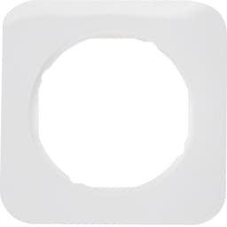 Рамка 1-а пластик/полярна білизна (глянець), R.1, 10112189