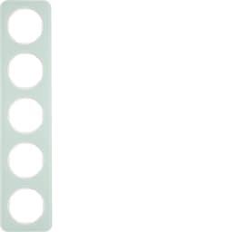 Рамка 5-а скло/полярна білизна, R.1, 10152109