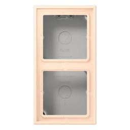 Коробка накладного монтажу 2-постова JUNG LC582A238 terre sienne pâle (32123)