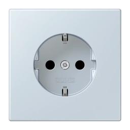Розетка з заземленням 250V 16A з пружинним затиском JUNG LC1520209 outremer pâle
