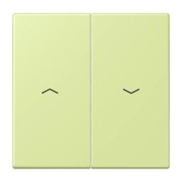 Клавіша 2-а зі стрілками JUNG LC995P222 vert jaune clair (32053) для керування, світло-жовта