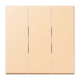 Клавіша для вимикача 3-а JUNG LC993BF223 ocre, колір слонова кістка, серія 32060