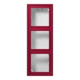 Коробка накладного монтажу 3-позиційна JUNG LC583A229 rouge carmin (32100)