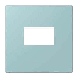 Накладка для USB зарядки JUNG LC1969USB214 céruléen clair (32033) синій світлий