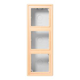 Коробка накладного монтажу 3-позиційна JUNG LC583A223 ocre (32060)