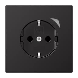 Розумна розетка із заземленням та захистом JUNG HOME BTAL1521SD-L Dark, керування та безпека в одному пристрої