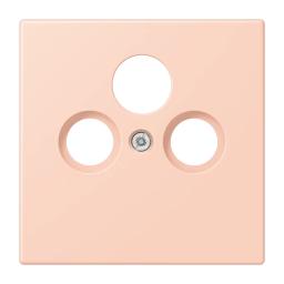Накладка для SAT-TV розетки JUNG LC990SAT234 l’ocre rouge clair, серія 32112