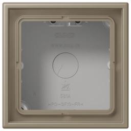 Коробка 1-постова накладного монтажу JUNG LC581A242 ombre naturelle moyenne (32141)