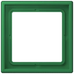 Рамка 1-постова Jung LS990 LC981219 з дюропласту, колір vert foncé (32050)
