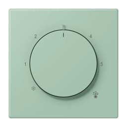 Накладка для термостату JUNG LC1749BF217 vert anglais clair (32041) оригінальна, світла, вертикальна