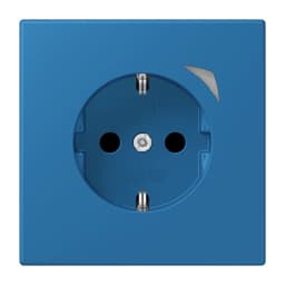 Розумна розетка з заземленням 250V/16A JUNG HOME BTLC1521S211, bleu céruléen 31 (32030)