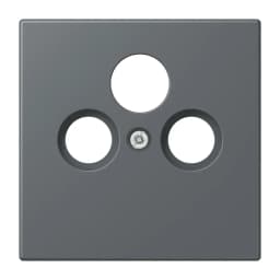 Накладка для SAT-TV розетки JUNG LC990SAT202 gris foncé 31, темно-сірий колір