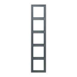 Рамка 5-постова Jung LS990 LC985251 дюропласт, колір gris 59