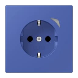 Розумна розетка з заземленням 250V/16А JUNG HOME Energy BTLC1521SE206, синій bleu outremer 31