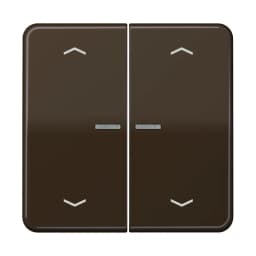 Клавіша з символом «стрілки» JUNG HOME, 2 групи, BTCD17102PBR, коричневий