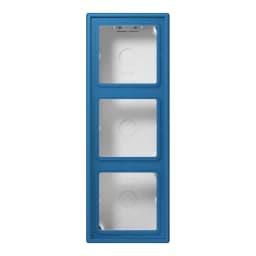 Коробка накладного монтажу 3-позиційна JUNG LC583A211 bleu céruléen 31 (32030)