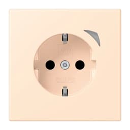 Розумна розетка із заземленням 250V/16А JUNG HOME Energy BTLC1521SE238, колір terre sienne pâle