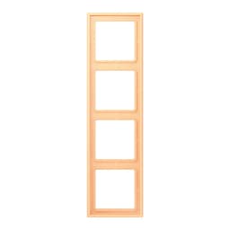 Рамка 4-постова Jung LS990 LC984258 з дюропласту, колір terre sienne claire 59