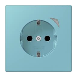 Розумна розетка з заземленням 250V/16А JUNG HOME Energy BTLC1521SE213, céruléen moyen (32032)