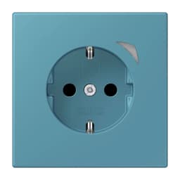 Розумна розетка з заземленням 250V 16A JUNG HOME BTLC1521S212, céruléen vif (32031)