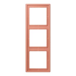Рамка 3-постова Jung LS990 LC983233 з дюропласту, колір l’ocre rouge moyen (32111)