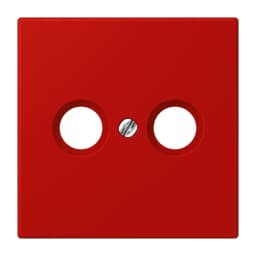 Накладка для TV розетки JUNG LC990TV227 rouge vermillon 31 (32090) червоного кольору