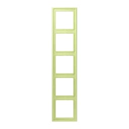 Рамка 5-постова Jung LS990 LC985222 дюропласт, vert jaune clair