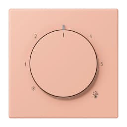 Накладка для термостата JUNG LC1749BF231 rose clair, модель 32102, оригінальна комплектуюча