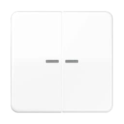 Клавіша JUNG HOME 2 групи біла BTCD17102WW для керування освітленням