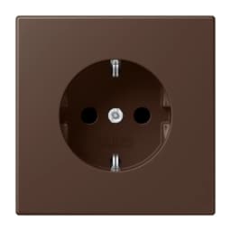 Розетка з заземленням 250V 16A гвинтовий затиск JUNG LC1521239 terre d’ombre brûlée 31 (32130)