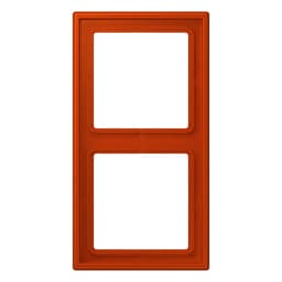 Рамка 2-постова Jung LS990 LC982244 дюропласт rouge vermillon 59