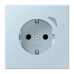 Розумна розетка з заземленням 250V/16А JUNG HOME Energy BTLC1521SE208, outremer clair (32022)