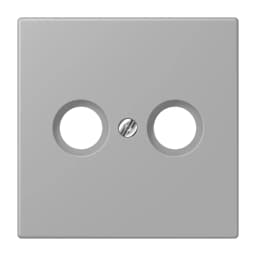 Накладка для TV розетки JUNG LC990TV204 gris moyen, артикул 32012, колір сірий