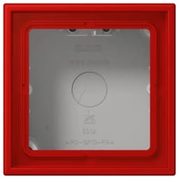 Коробка 1-полюсна накладного монтажу JUNG LC581A227 rouge vermillon 31 (32090)